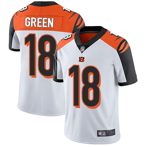 Cincinnati Bengals Limited White Men A J  Green Road Jersey NFL Footballl #18 Vapor Untouchable